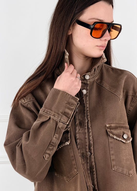 SWEEG758SS - TENSIONE IN CAMICIA IN DENIM