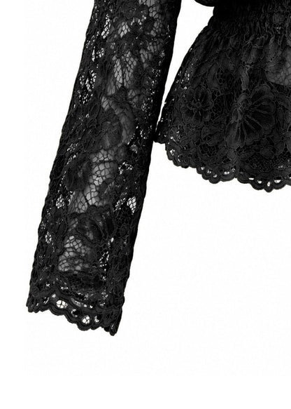 60146WF26 - GIORGIA & J. BLUSA IN PIZZO FLOREALE