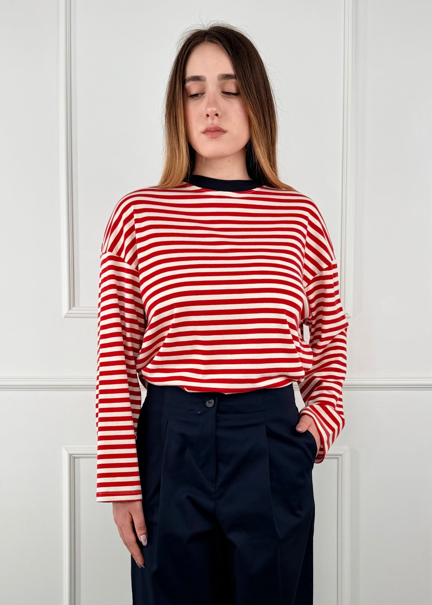 26M4116 - TENSIONE IN T-SHIRT FANTASIA RIGHE