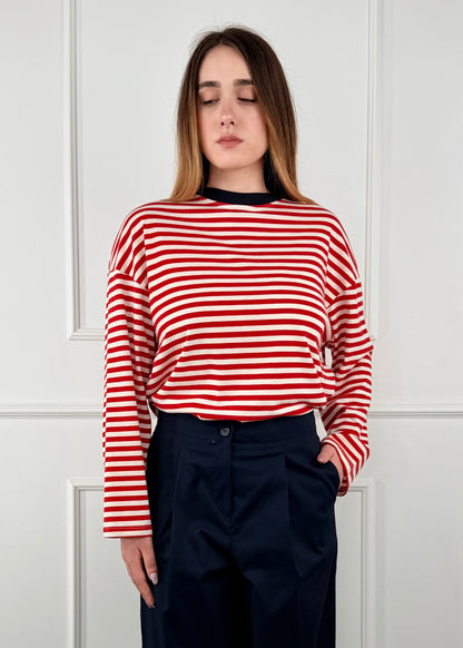 26M4116 - TENSIONE IN T-SHIRT FANTASIA RIGHE