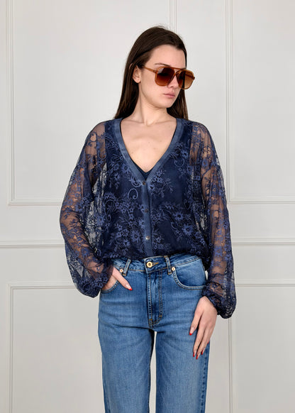 81549 - CARDIGAN IN MORBIDO PIZZO