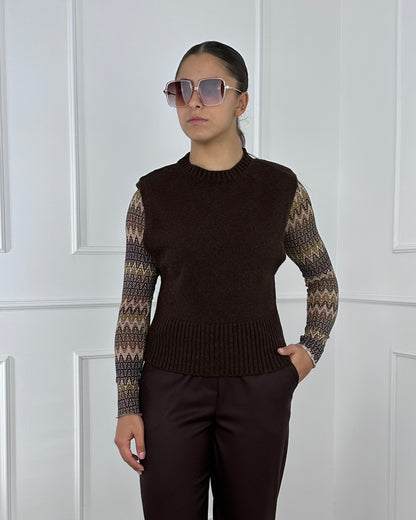 L102580 - L102580 BREND GILET CON SPALLINE