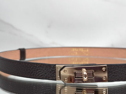 CNT22 CINTURA VERA PELLE REGOLABILE