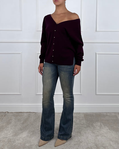 WL544AI25 - TENSIONE IN MAGLIA/CARDIGAN BOTTONI SUL RETRO
