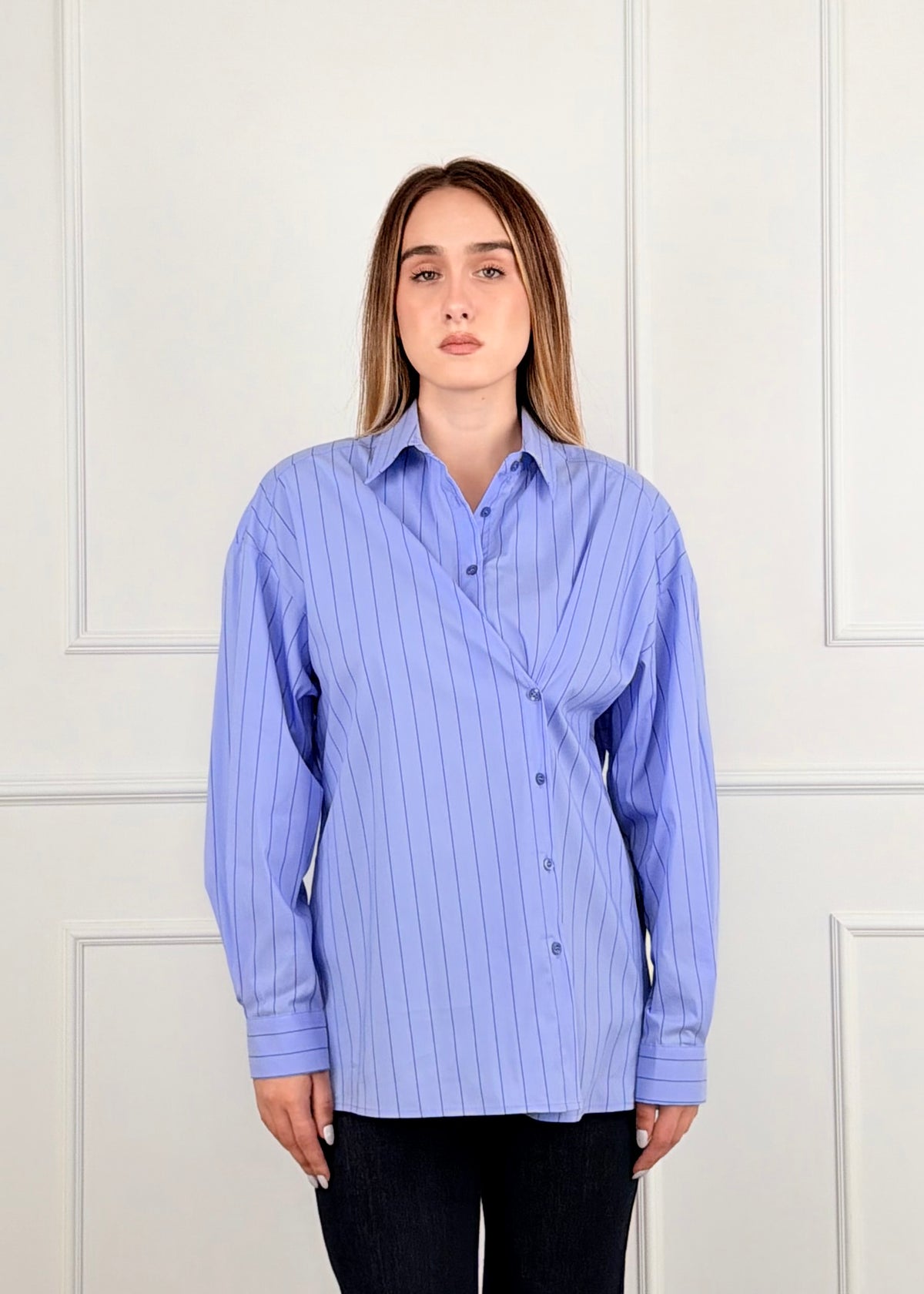 NA7531 - MY-D CAMICIA CON DOPPIA ABBOTTONATURA