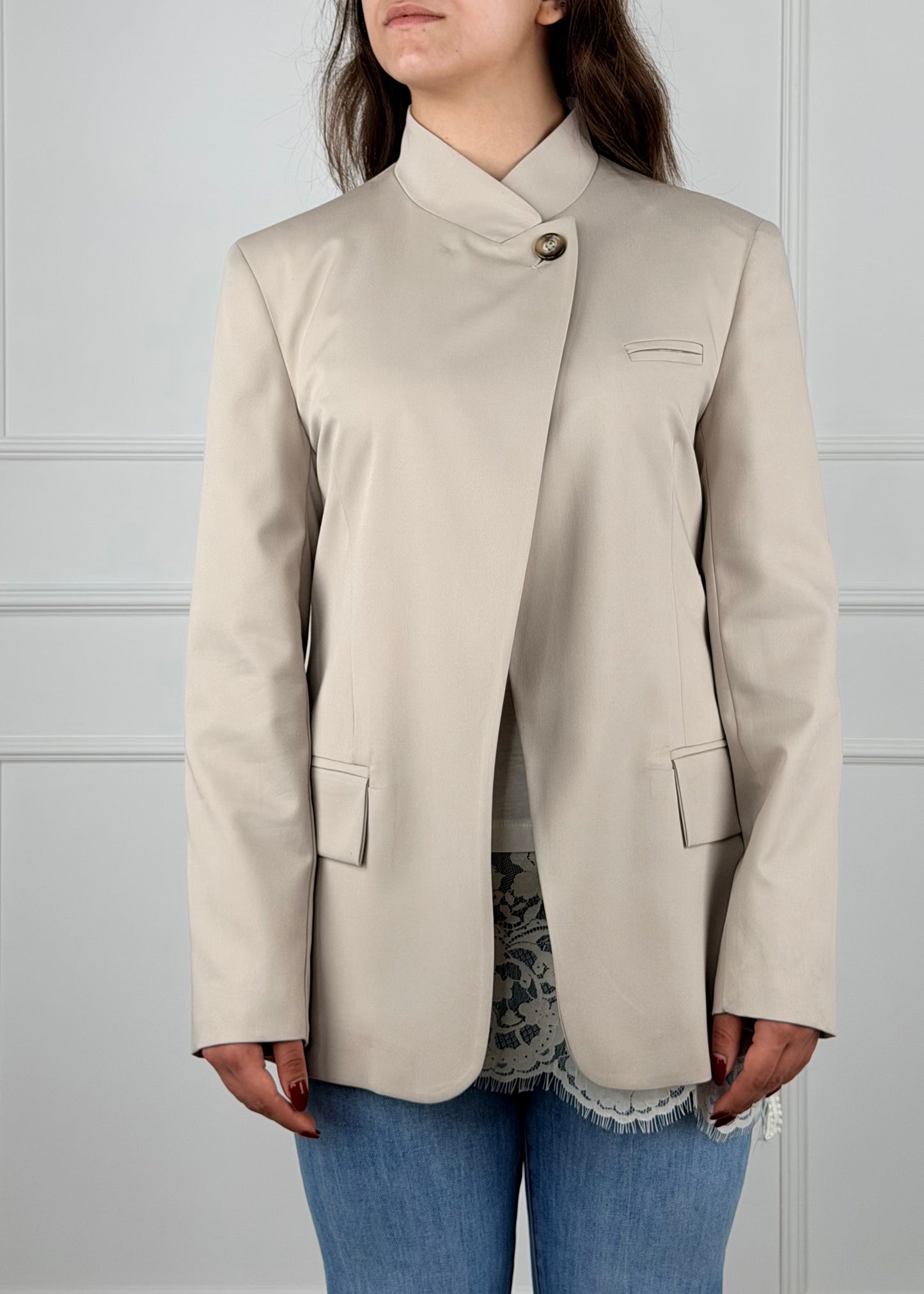 E539317 - BREND GIACCA CHIUSURA BOTTONE ALTO