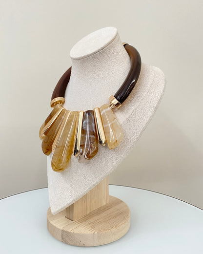 CLN • COLLANA GIROCOLLO CON PENDENTI