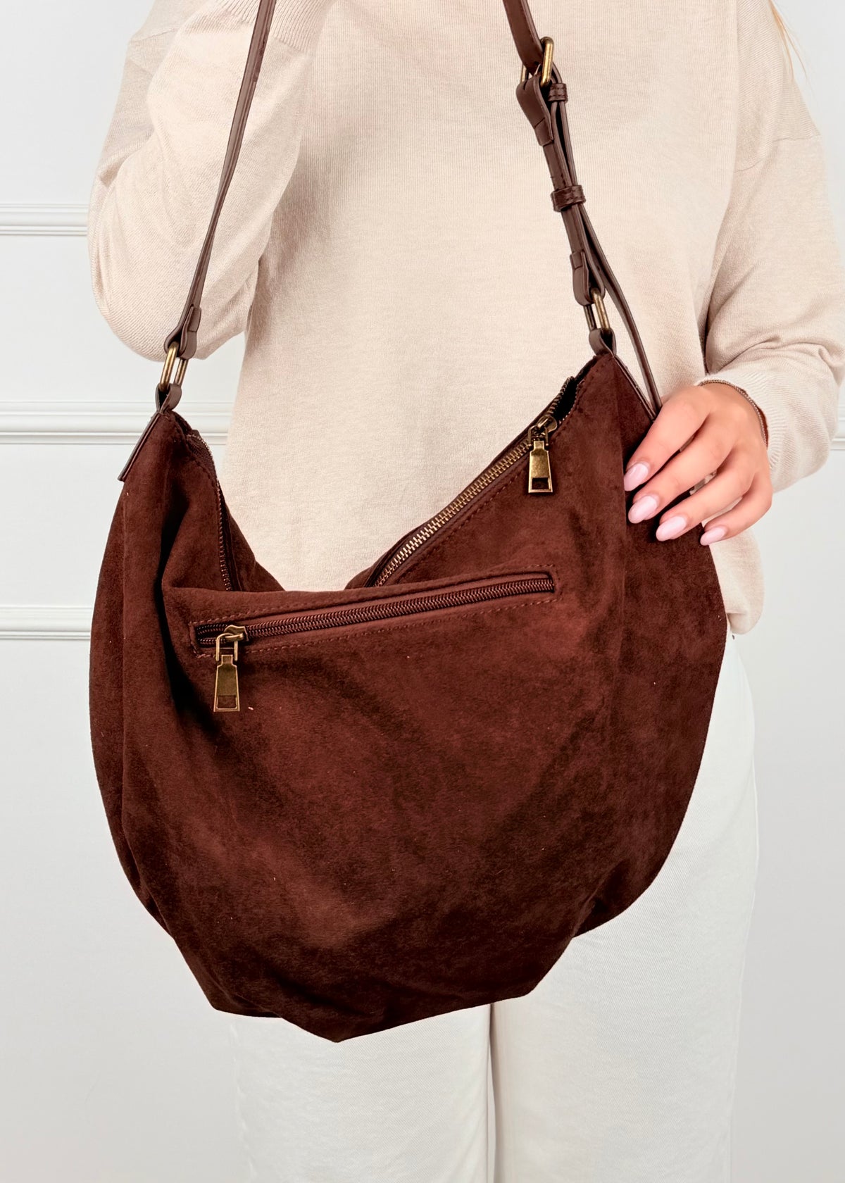 BRS. BORSA RICAMI - EFFETTO SUEDE