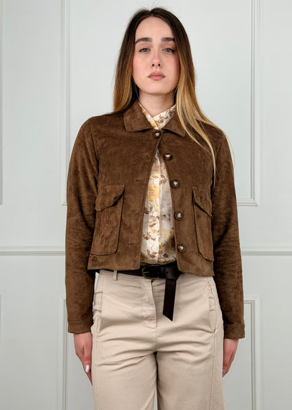 I9835 BREND GIACCA EFFETTO SUEDE