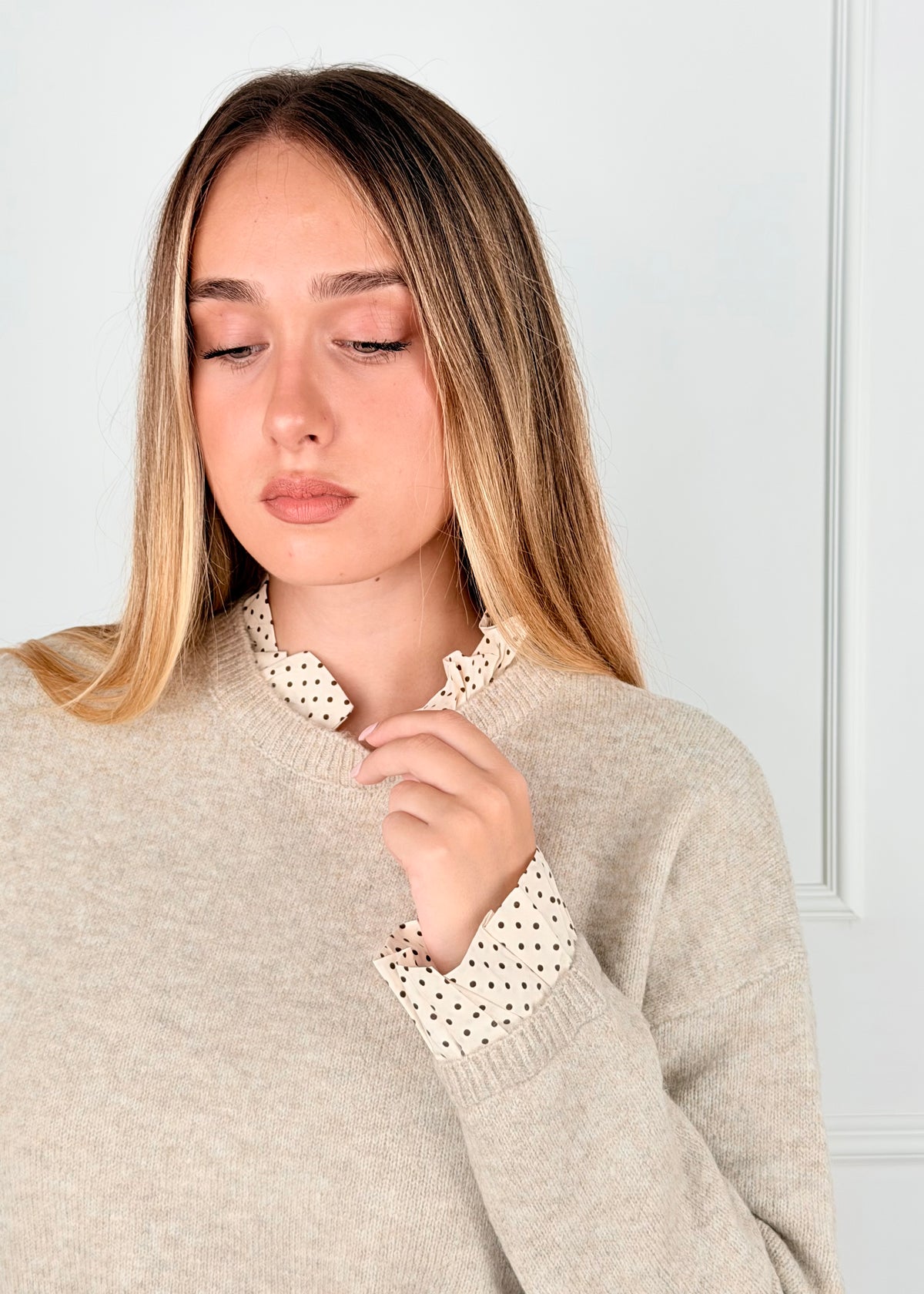 BD200A - MAGLIA DETTAGLIO POIS