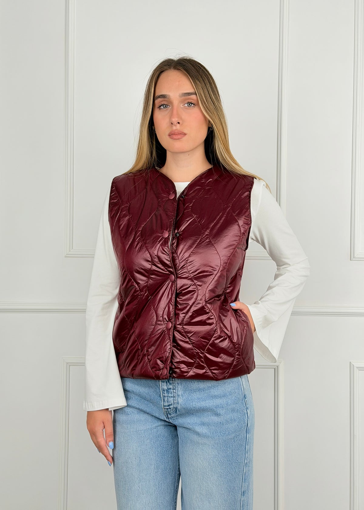 BM222 - GILET TRAPUNTATO