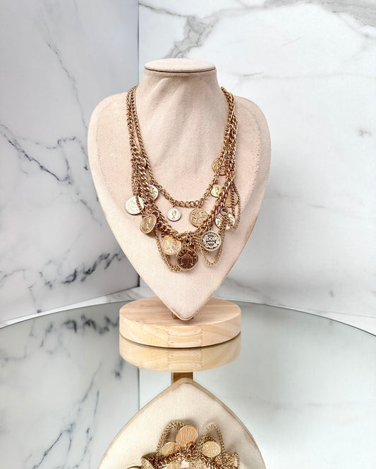 CLN40 COLLANA MONETE