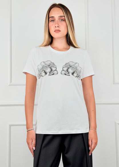 N56006 - BREND T-SHIRT ANELLI STRASS