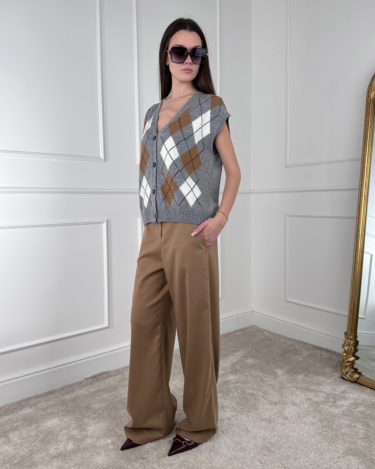 26P1575 - TENSIONE IN PANTALONE PALAZZO