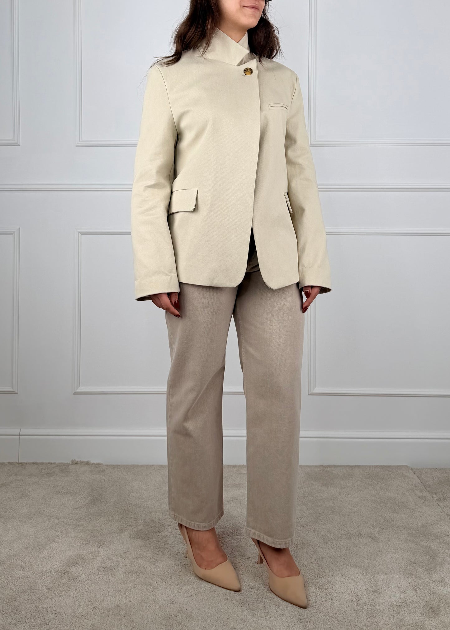 QS733 - TENSIONE IN GIACCA CHIUSURA PORTAFOGLIO CON BOTTONE ALTO