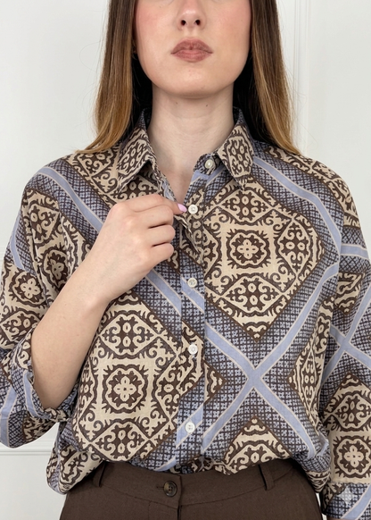 SP26224 - CAMICIA IN MUSSOLA DI COTONE