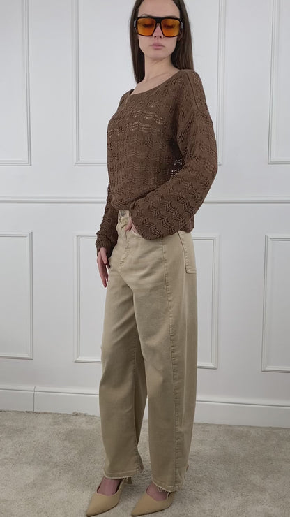 KIRACOLOR - TENSIONE IN PANTALONE DRILL