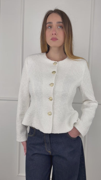 26B4446 - TENSIONE IN GIACCA BOUCLÈ AVVITATA