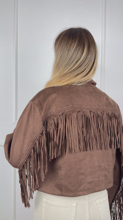 V11125 - GIACCA EFFETTO SUEDE