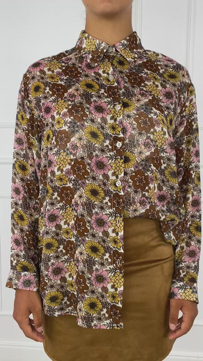 T1972 - CAMICIA FIORI DI CAMPO
