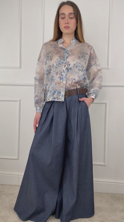 33670 - GONNA PANTALONE IN DENIM